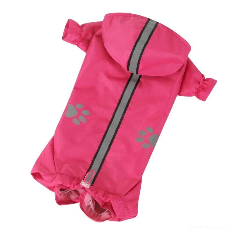 Reflexní kombinéza pro psa, pláštěnka 36-38cm limetková