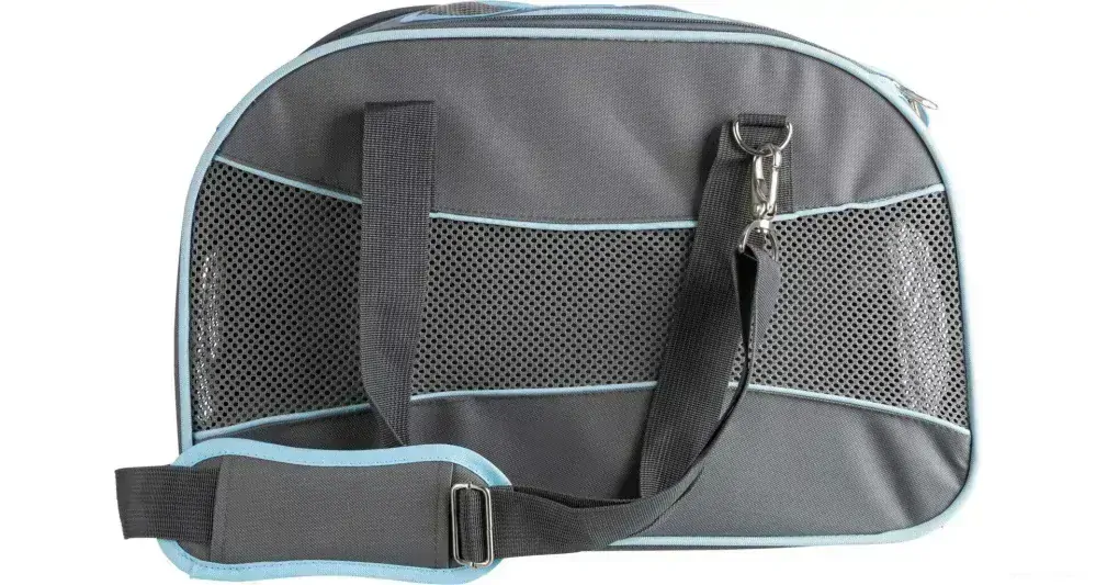 Šedá přepravní taška pro psy do 8kg