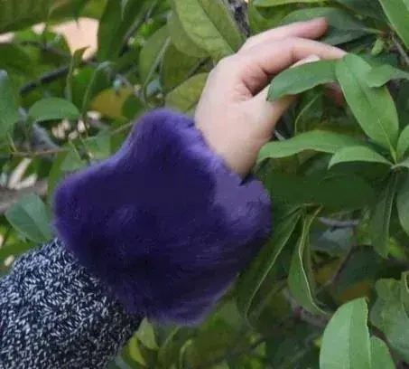 Chlupaté návleky na rukávy