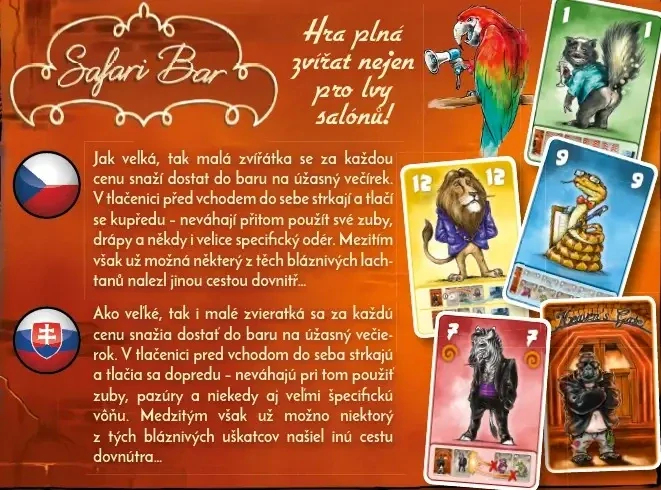 Safari Bar karetní hra