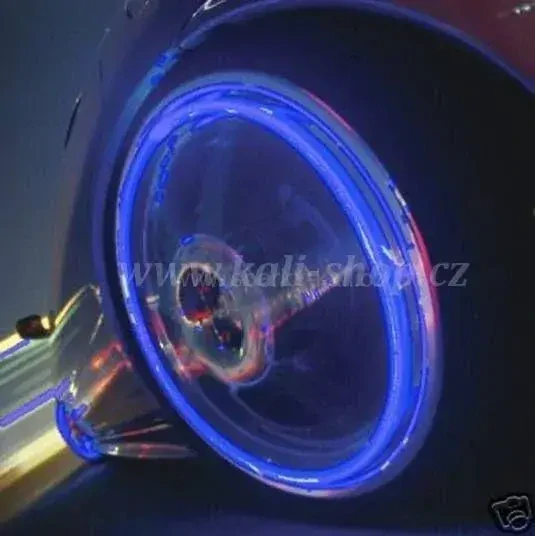 Svítící ventilky na kola modré