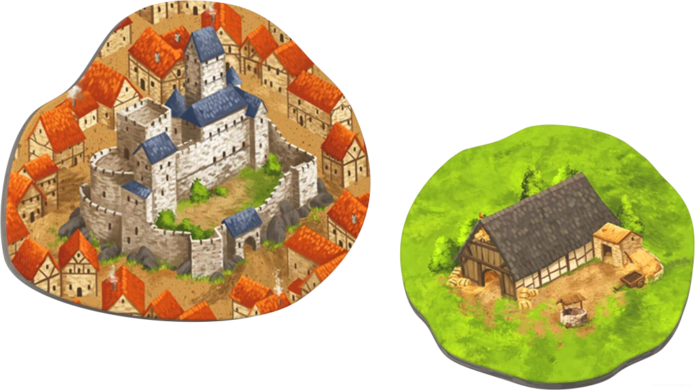 Carcassonne rozšíření 8: Mosty a hrady