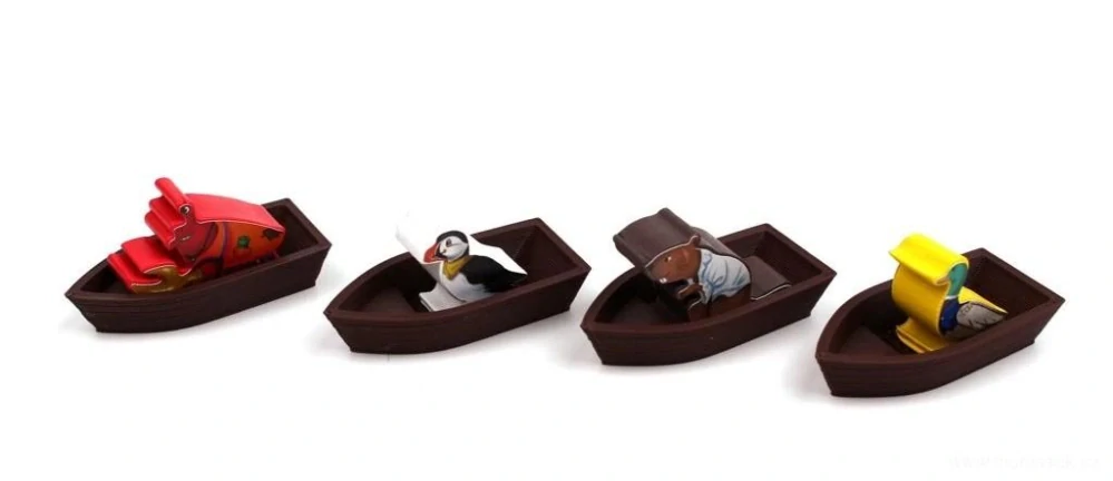 Divukraj: Dálava – 3D lodě pro pohyb meeplů