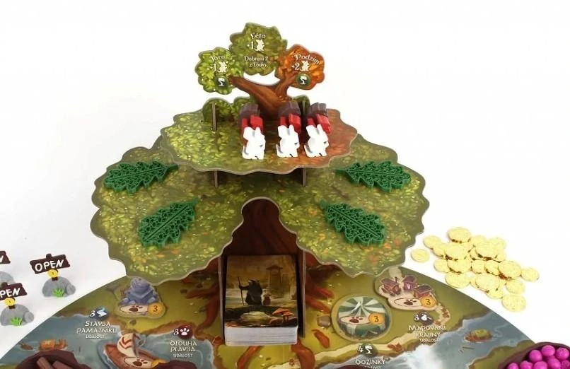 Držáky na karty – dubové listy pro Divukraj