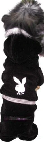 Overal pro psa černý, zajíc  