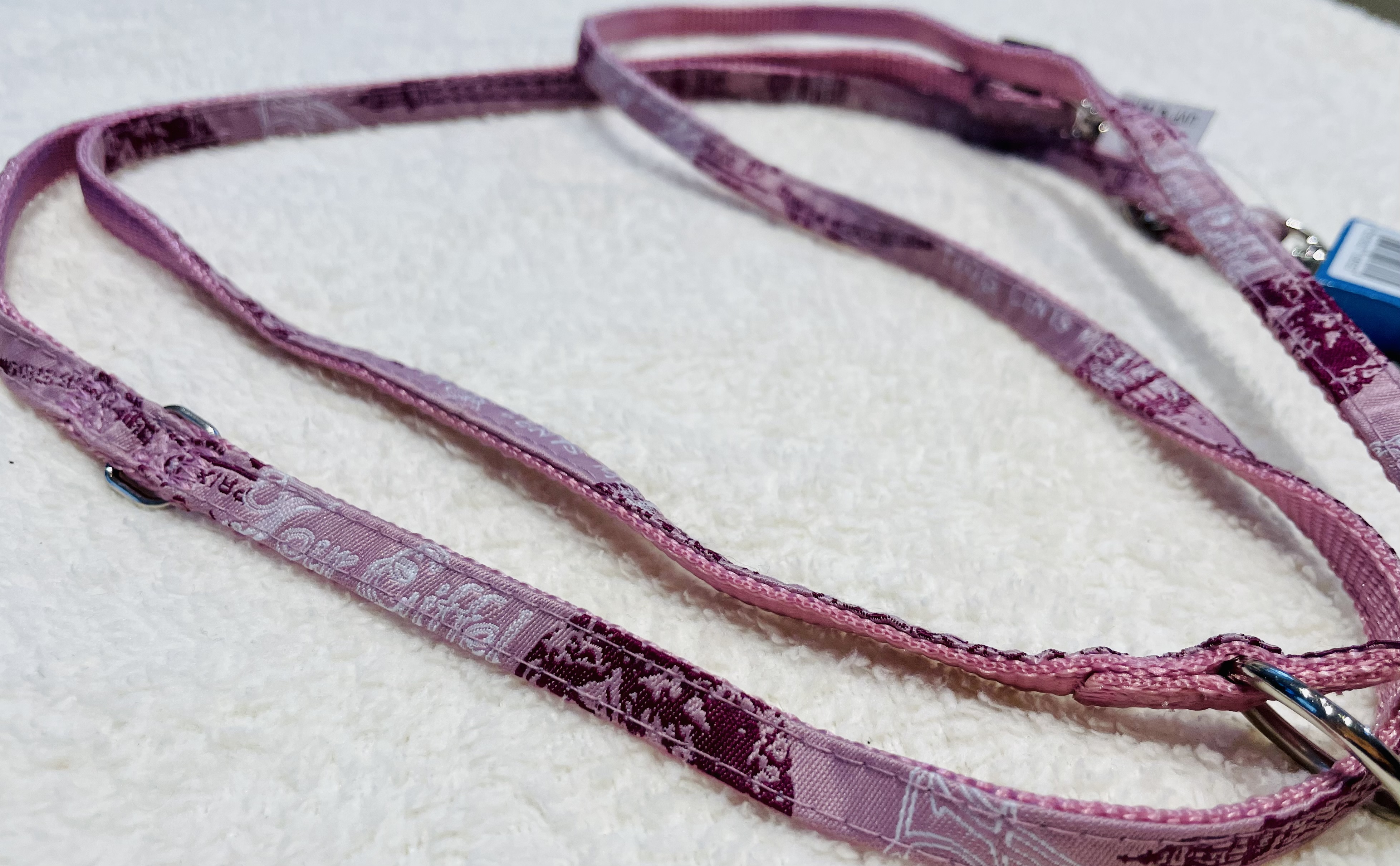 Růžové přepínací vodítko Paris Trixie 10mm