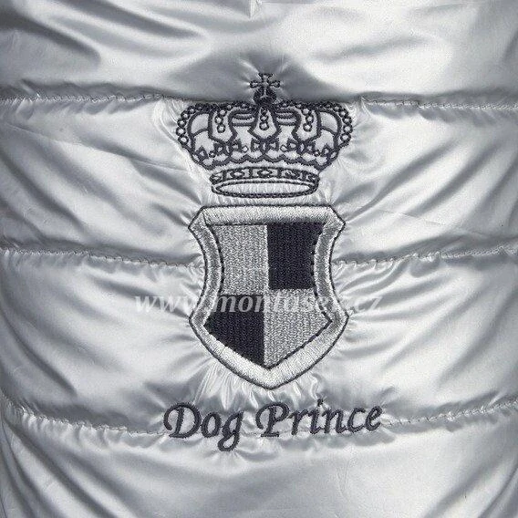 Stříbrná vesta pro psa Prince 40cm