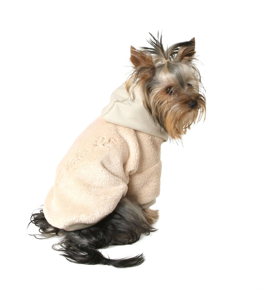 Oblečky pro psy, mikina růžová Fluffy