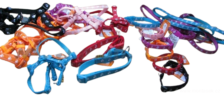 Obojek pro psa Tlapky 10mm