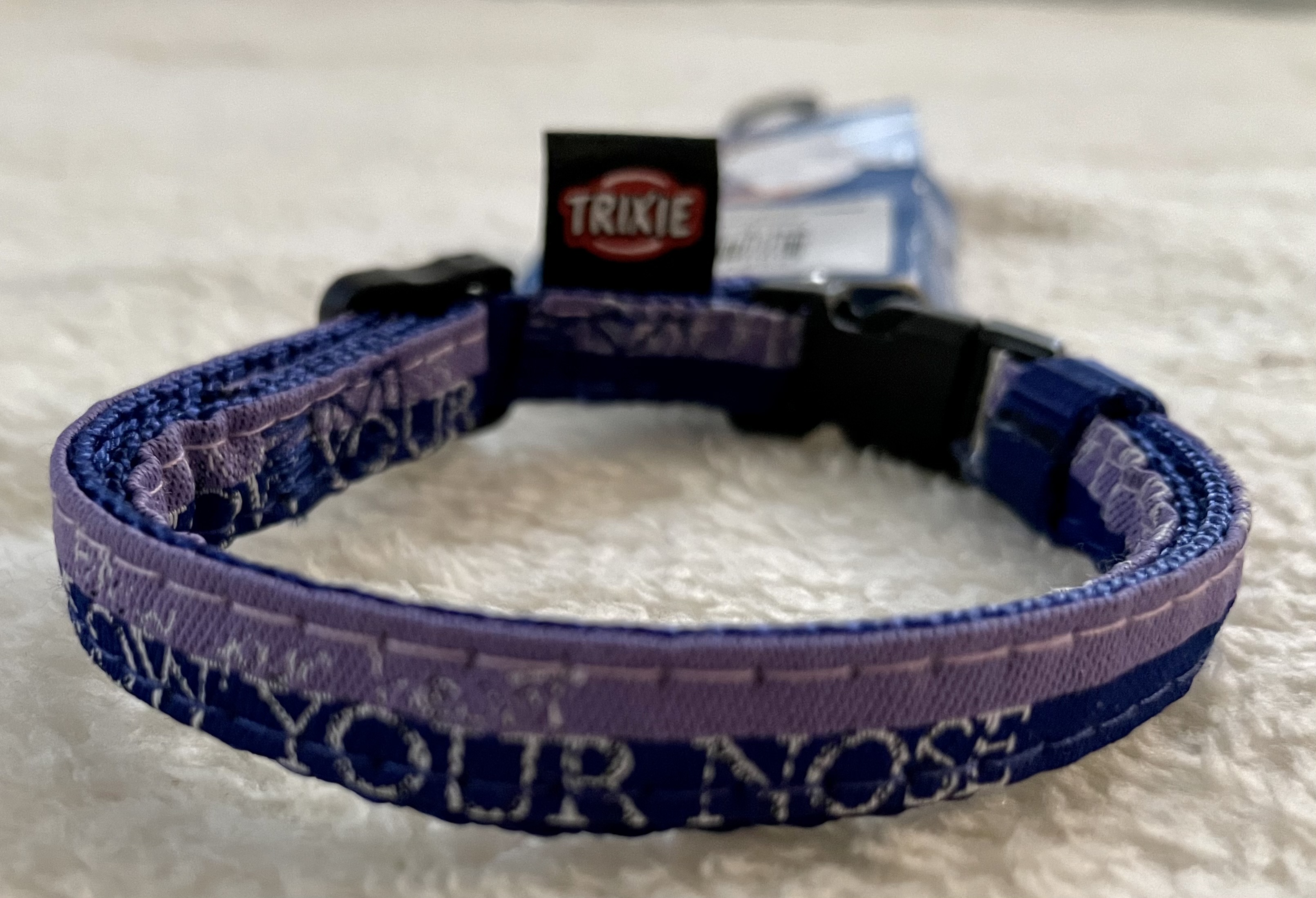 Fialový obojek pro psy Trixie 10mm