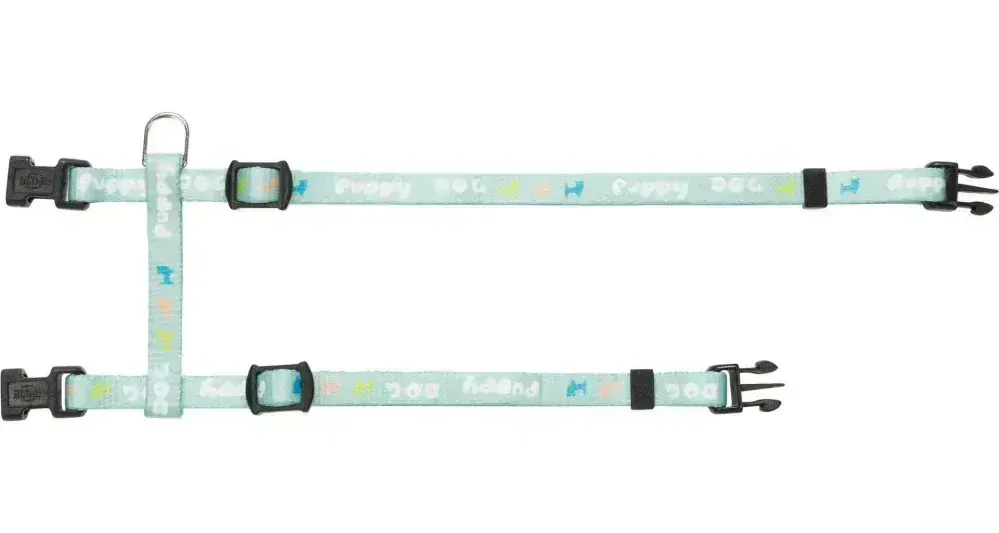 Mátový postroj s vodítkem pro štěně 10mm