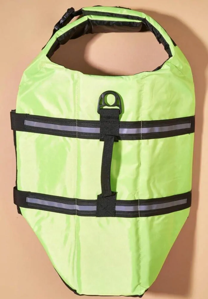 Plovací vesta pro psa zelená
