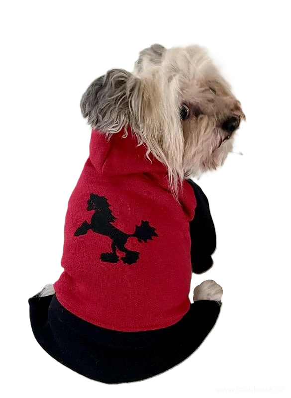 Teplákovka čínský chocholatý pes 30-35cm