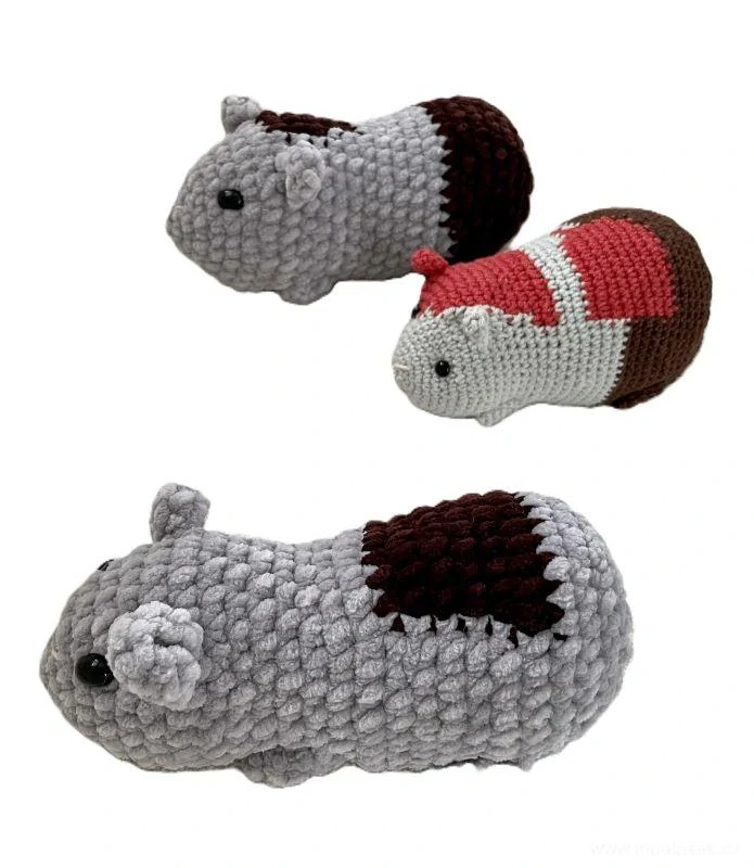 Háčkované morče Monťásek vel.M