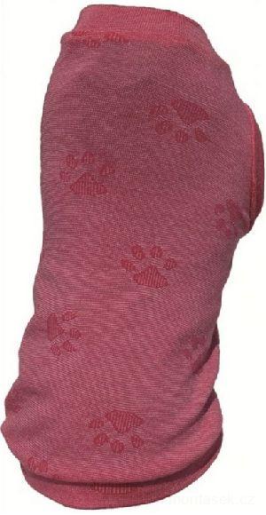 Tričko růžové pro psa tlapky 28-32cm