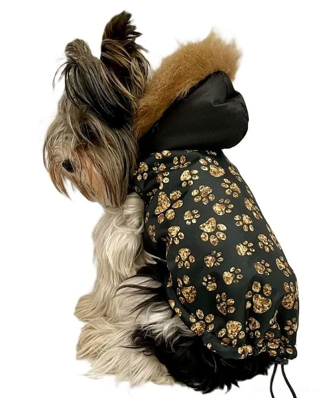 Zimní vesta pro psa tlapky 48-58cm