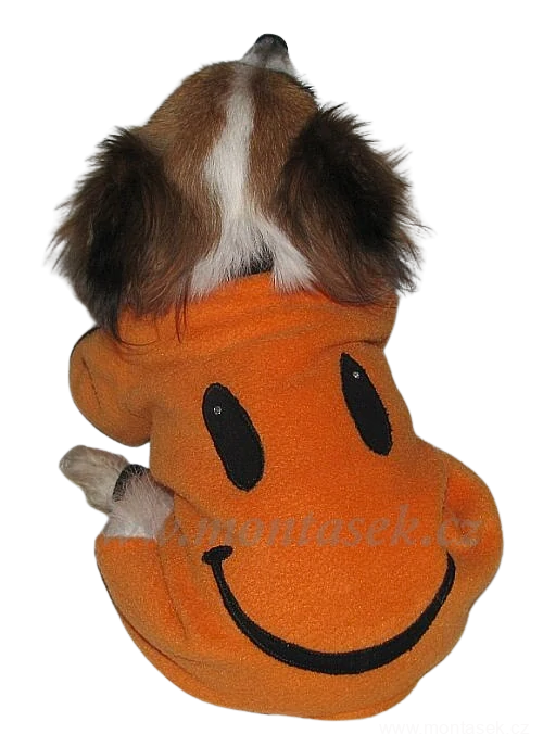 Oblečky pro psy, kombineza pro psa smajlík 