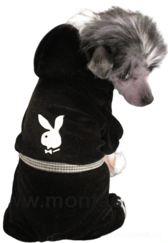 Overal pro psa černý, zajíc  