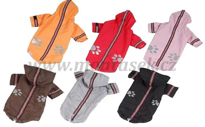 Bunda, pláštěnka pro psa 31-33cm šedá