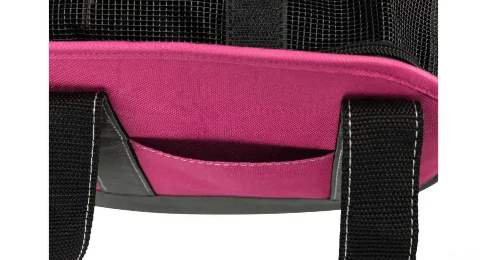 Přepravní růžová taška pro malá zvířátka do 5kg