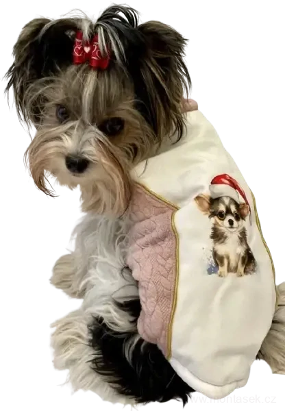 Zimní vesta pro psa čivava 28-37cm