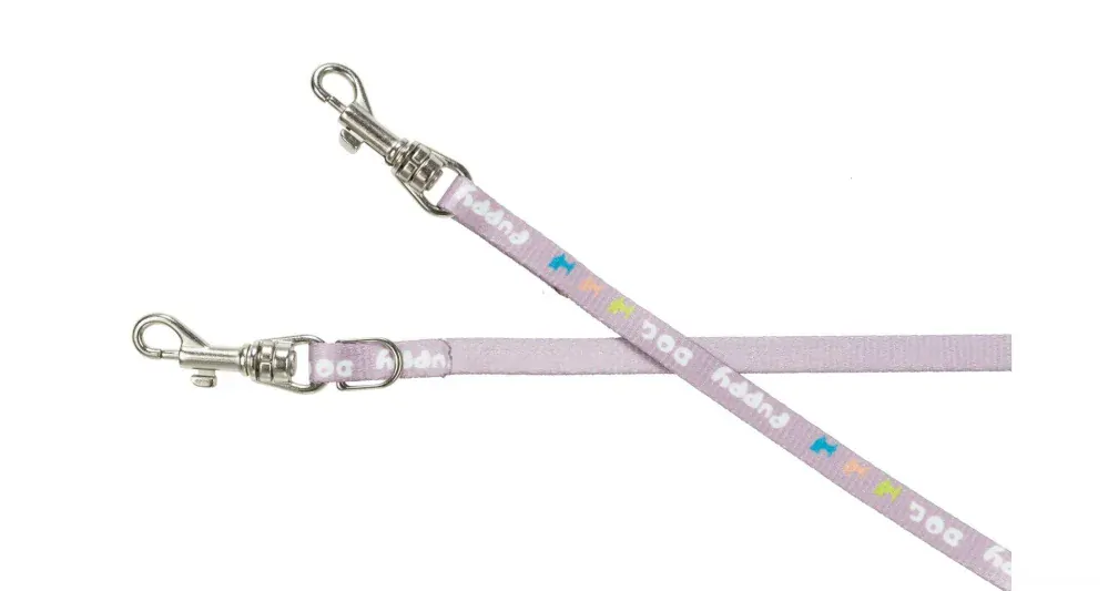 Postroj s vodítkem pro štěně lila 10mm