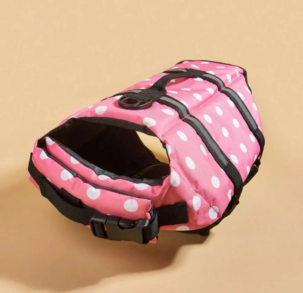 Plovací vesta pro psa růžová 