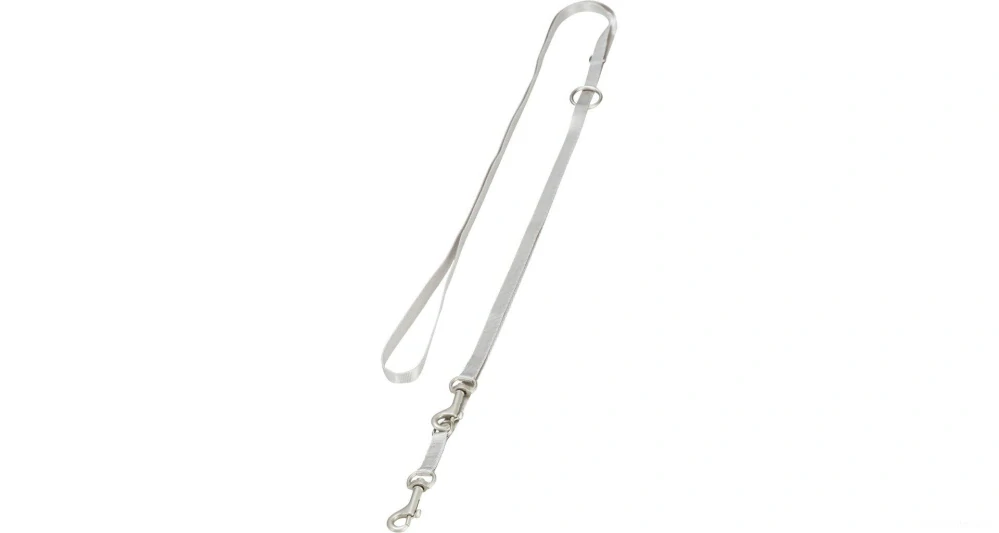 JUNIOR SOFT postroj s vodítkem pro štěňata, šedý vel.M