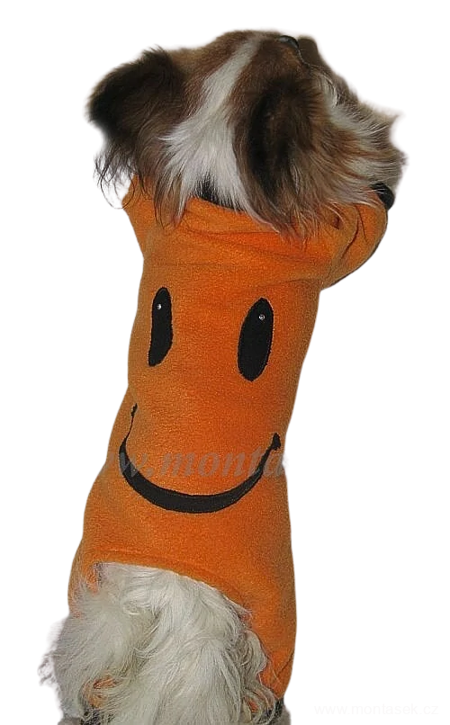 Oblečky pro psy, kombineza pro psa smajlík 