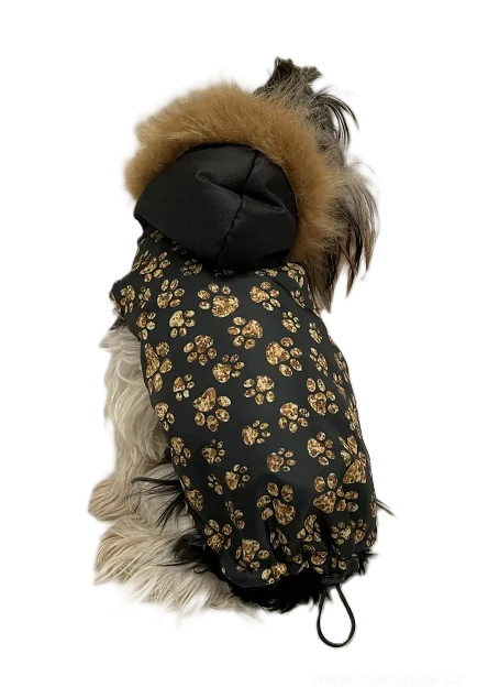 Zimní vesta pro psa tlapky 48-58cm