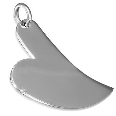 Přívěsek ocel srdce 25