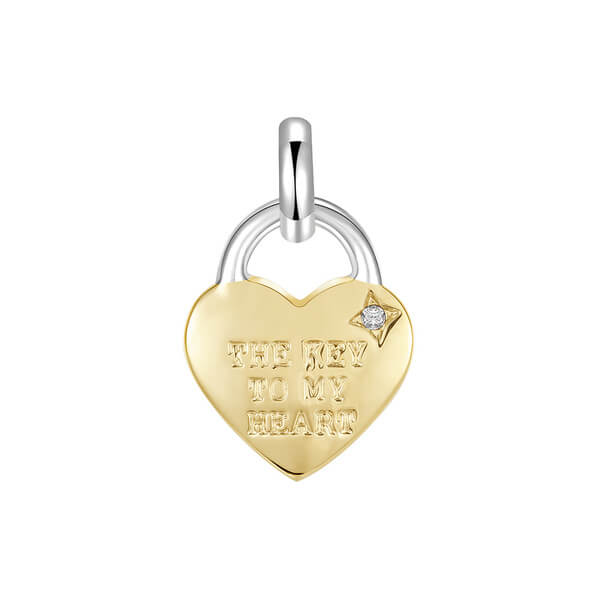 Ocelové srdce přívěšek Brosway