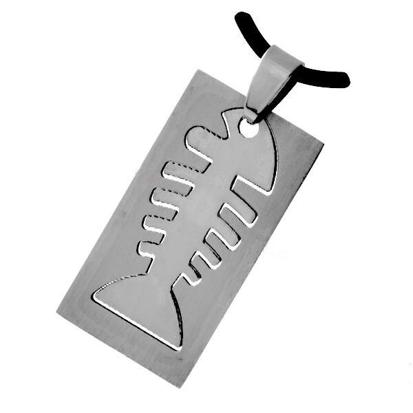 Přívěsek ocel fishbone