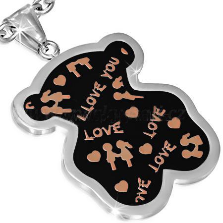 Přívěsek bear I love you