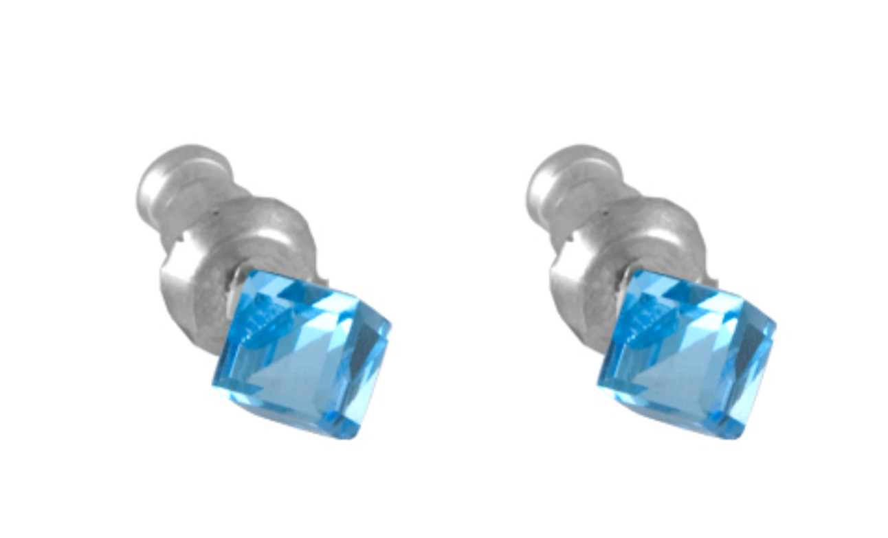 Náušnice Swarovski elements modré 10