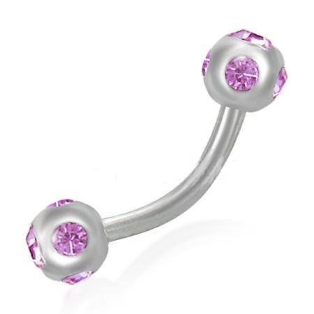 Piercing ocel do obočí 46