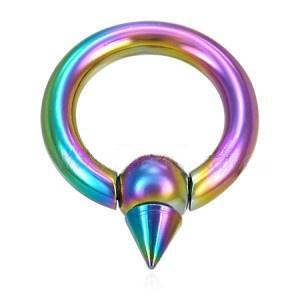 Piercing ocel duhový 4