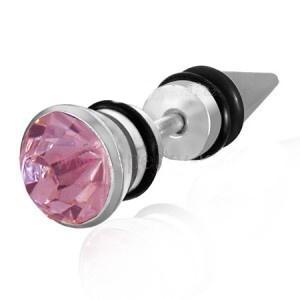 Piercing ocel růžový 93