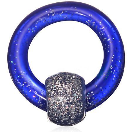 Piercing modrý 28