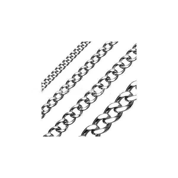Ocelový řetízek silnější 74