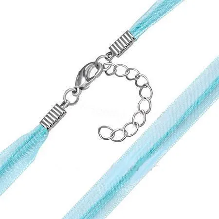 Modrá stuha na krk 63