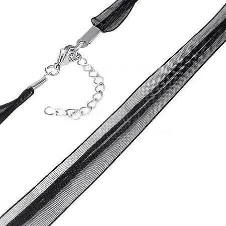 Nylonový řetízek černý 25