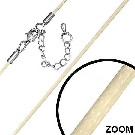 Módní řetízek béžový 27