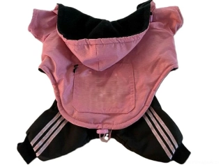 Overal, bunda pro psa 2. jakost 18-23cm růžová