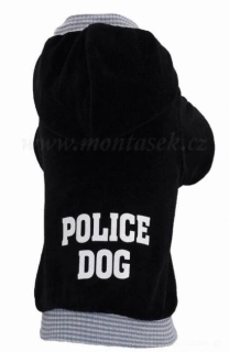Psí mikina Police dog, oblečky pro psy