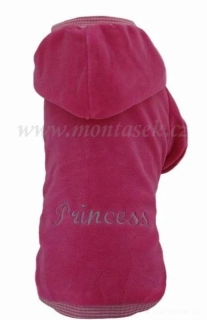 Mikina pro fenky růžová princess pro psa 38-44cm