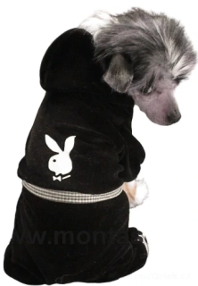 Overal pro psa černý, zajíc  