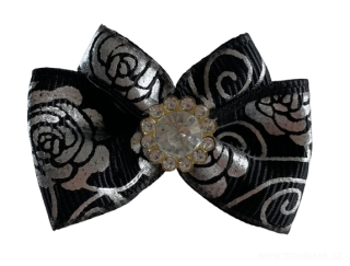 Mašlička černá na sponce 179