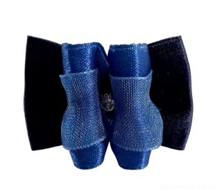 Mašlička modrá na gumičce 197