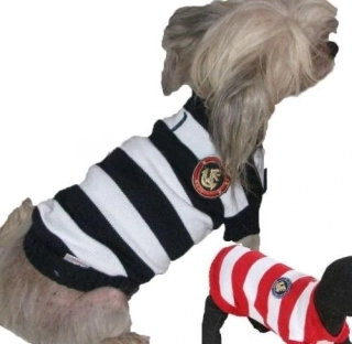 Svetr pro malého psa, oblečky pro psy 25cm modrý 